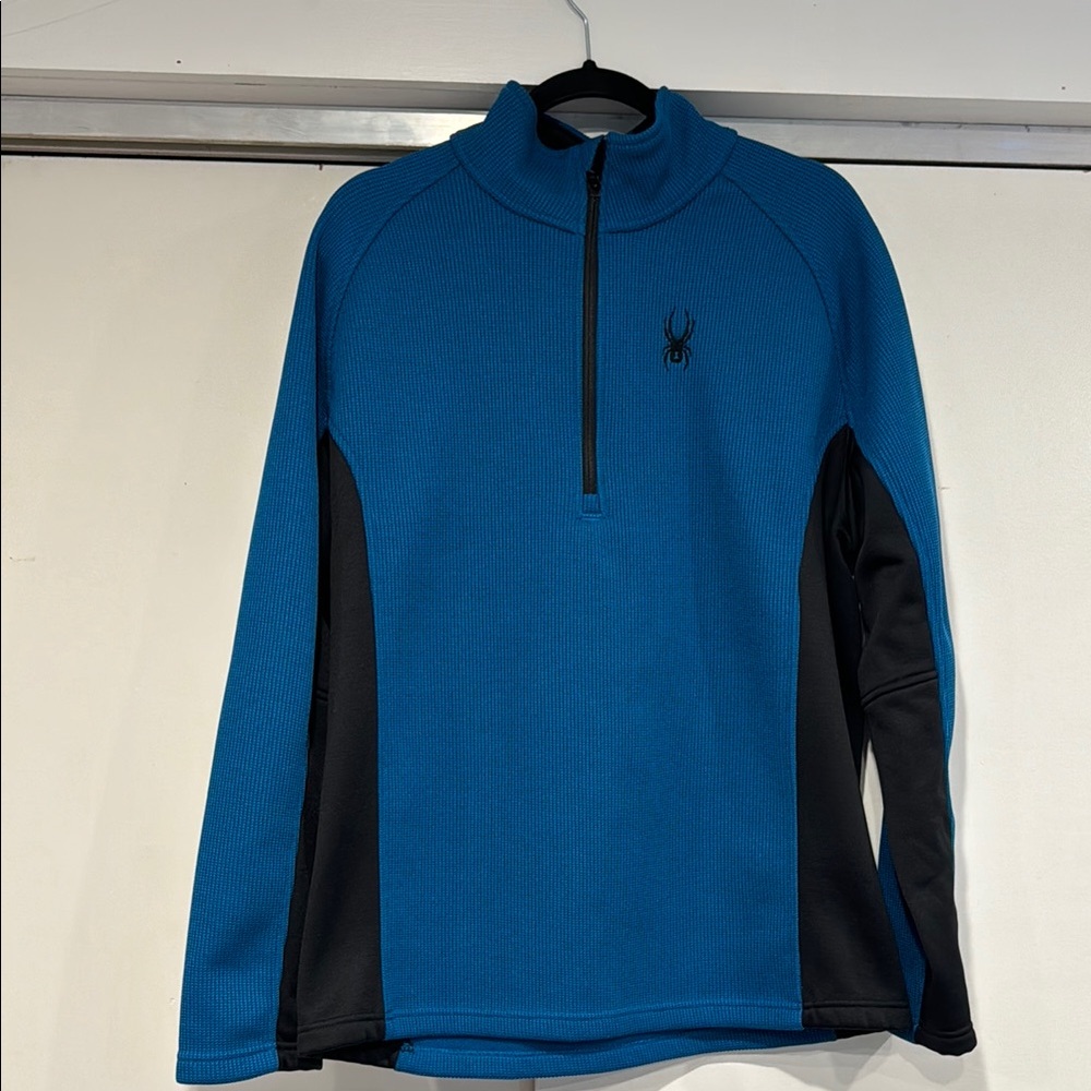 Spyder Blue and Black Pullover